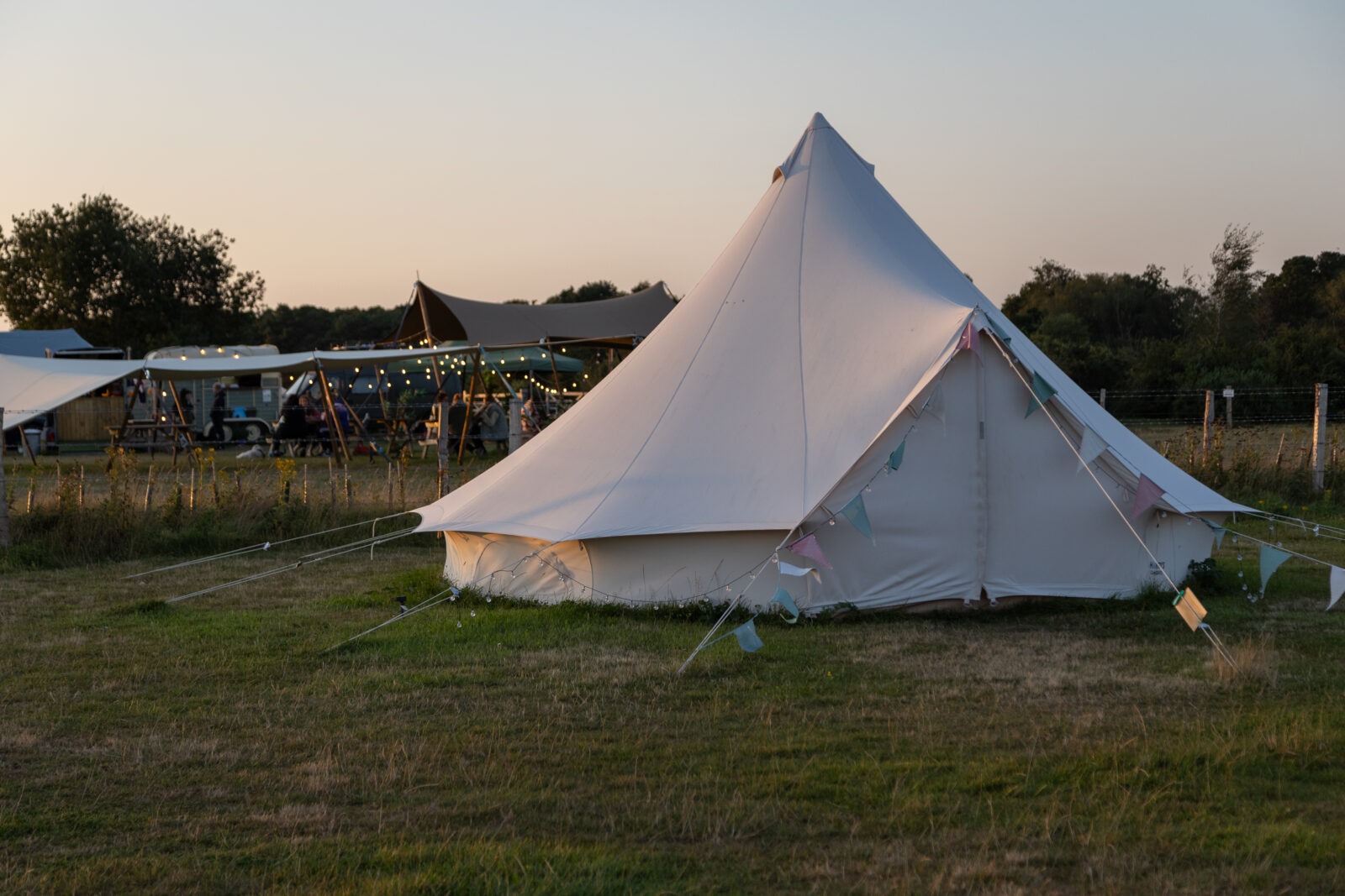 Grass Tent Pitch